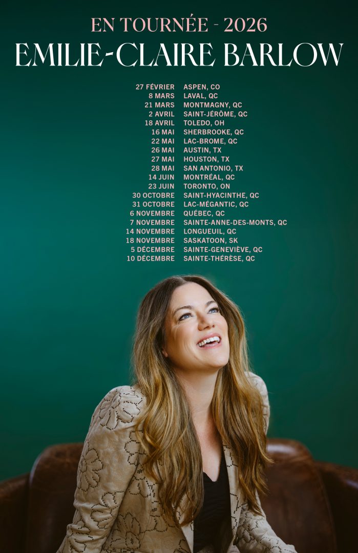 La plus belle saison d'Emilie-Claire Barlow - enraciné dans la chanson québécoise (6 fév)
