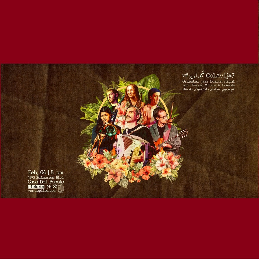 GolAvij #7 : quand le jazz rencontre l’Orient — Farzad Milani à la Casa del Popolo (4 fév)
