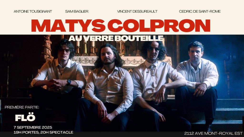 Matys Colpron et Flö - jazz moderne @ Verre Bouteille (7 sept)
