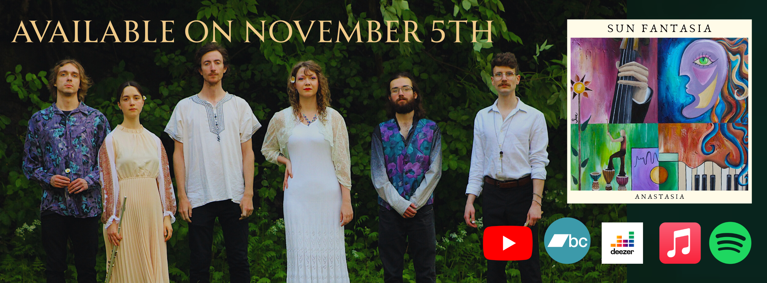 Sun Fantasia de Marie-Soleil Lambert lance Anastasia (5 nov) Casa del Popolo (11 nov) Fou-Bar (16 déc)