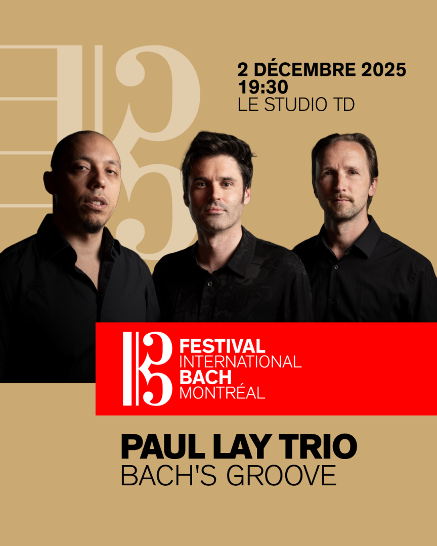Paul Lay Trio - swing et poésie : Bach's Groove @ Studio TD (2 déc)