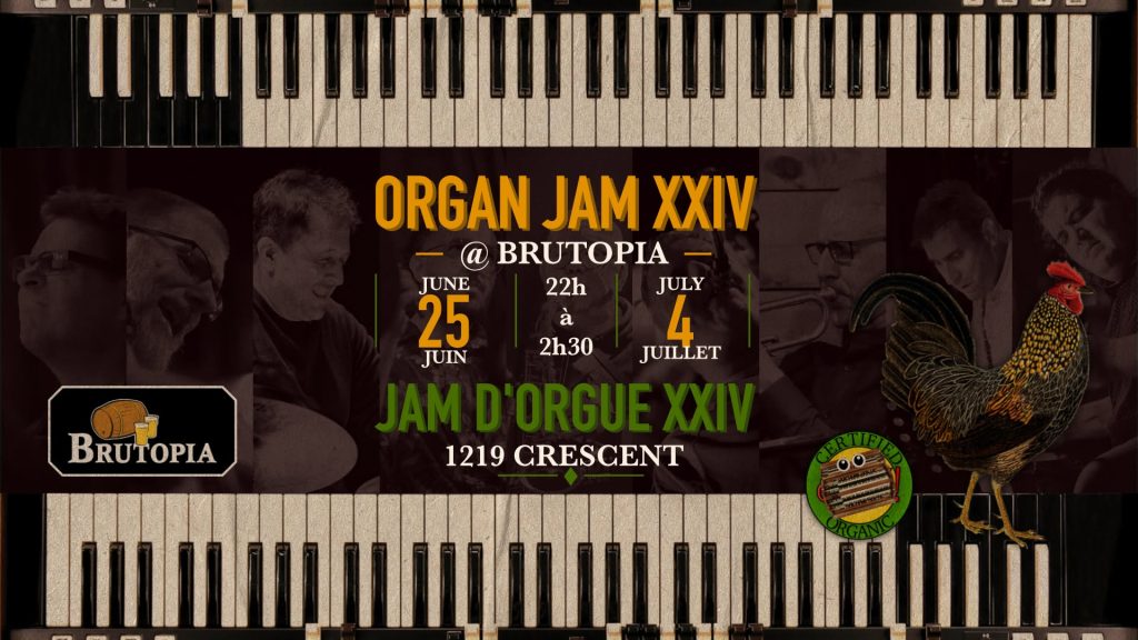 Le jam d'orgue du Brutopia sort de l'ombre pendant le 24e édition du FIJM